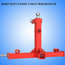 Category 1 Drawbar Hay Attachment W 3 Point 2 Receiver Trailer Hitch For Cat 1