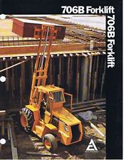 1976 Allis Chalmers - 706b Forklift - 4 Page - Sales Brochure Buyers Guide