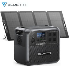 Bluetti Ac180 1800w Mppt Solar Power Station 120w Solar Panel For Outage Camping