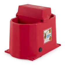 Brower Mpo17e 250w Poly Plastic 17 Gallon Heated Outdoor Livestock Waterer Red