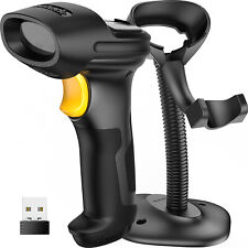 Inateck Wireless Barcode Scanner Reader 2.4ghzusb Auto Induction W Free Stand