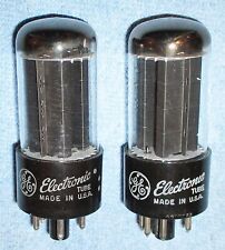 2 Ge 5y3gt Vacuum Tubes - 1955 Vintage Rectifiers For Radios Power Supplies
