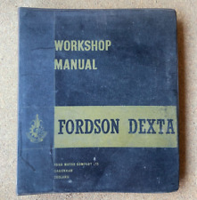 Original Fordson Dexta Tractor Workshop Service Repair Manual 1958