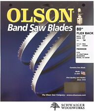 Olson Flex Back Band Saw Blade 80 Inch X 18 14tpi 12 Craftsman 137.224320