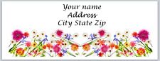 Personalized Address Labels Flowers Buy 3 Get 1 Free Xco 862