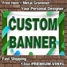 6sign Custom Personalized Vinyl Banner-premium 13oz Heavy Duty Semi-gloss Vinyls