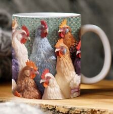 3d Mug Wrap 3d Chicken Mug 3d Farm Mug Design Sublimation