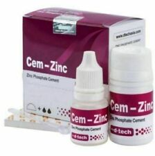 Dental Zinc Phosphate Cmnt Permanent Tooth Filling Fixation Powder Liquid Kit