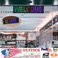 Led Scrolling Sign 268 Message Board Full Color Rgb Programmable Outdoor Sign