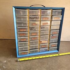Vintage 36 Drawer Metal Akro-mils Small Parts Storage Organizer Cabinet Bin