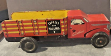 Vintage Walt Reach Toy By Courtland Express And Hauling Tin Toy Truck--23.24
