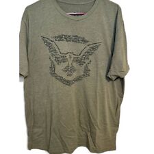 Original Demolition Ranch Eagle Logo Made Of Guns Green T-shirt - Xl Used