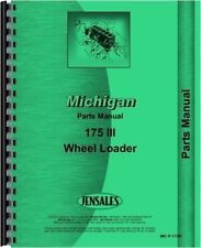 Michigan 175 Iii Wheel Loader Parts Manual Catalog
