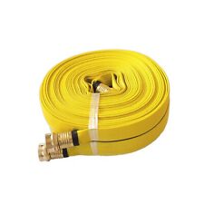 Pack Of-2 Forestry Grade Lay Flat Fire Hose Wgarden Thread 34in.x50 Ft. Yellow