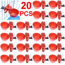 1020poultryquail Water Drinking Cups Chicken Hen Plastic Automatic Drinker Us