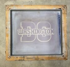 Vintage Silk Screen Printing Frame - Washington D.c. - 20 W X 19 H