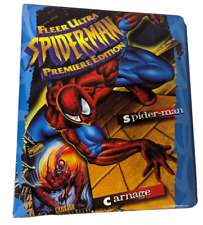 Vtg 90s Fleer Ultra Spiderman Premiere Edition 1995 3 Ring Binder Only No Cards