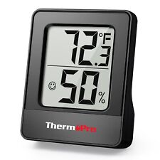 Thermopro Mini Lcd Digital Indoor Hygrometer Room Thermometer Humidity Monitor