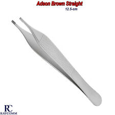 Dental Adson Brown Straight Thumb Tweezers Tissue Forceps Surgical Instruments