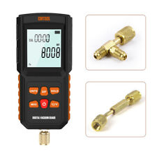 Digital Micron Manometer Air Pressure Gauge Hvac Gas Tester Meter Lcd Display