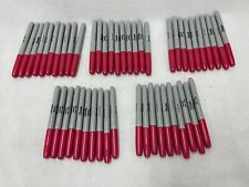 Box Set Of 50 Sharpie Metallic Permanent Markers Fine Point Ruby Color