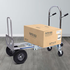 Aluminum Folding Hand Truck Dolly Cart W Wheels Luggage Cart Trolley For Moving
