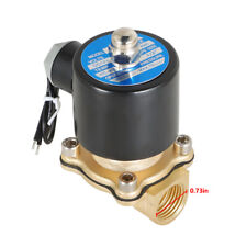 12 In 12v Dc Brass Electric Solenoid Valve Npt Gas Water Air Normally Closed Us