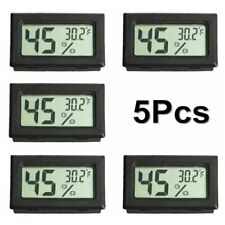 5 Pcs Digital Lcd Indoor Temperature Humidity Meter Thermometer Hygrometer Usa