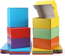 Shipping Boxes With Lids Assorted Colors Sizes Wrapping Gifts Packaging Small