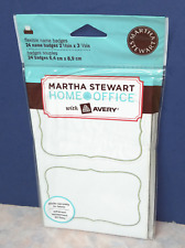 Martha Stewart Home Office With Avery Name Badges Green 2-12 X 3-12 24 Pack