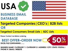 Email List Usa Usa Consumer Email List Usa B2c Database B2b Lists B2c Lists