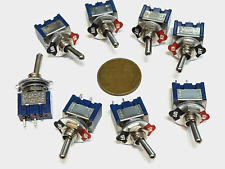 8 Pack Mini Toggle Switch Basic Onoff Mts-101 2pin Spst Dc 6a 12v 125v 6mm B12