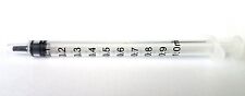 50 1ml Syringe Only With Luer Slip Tip Sterile Disposable Latex Free 1cc New