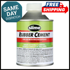 Rubber Cement Tire Repair Glue Brush Applicator Use With Plug 8 Oz