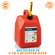 Scepter Ameri-can Gasoline Can 5 Gallon Volume Capacity Red Gas Can Fuel Conta