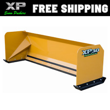 8 Snow Pusher Yellow Box Skid Steer Snow Plow Bobcat Case Free Shipping Xp30