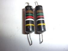 2 Vintage Sprague Bumble Bee Tone Capacitors .0015uf400v Mylar