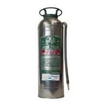 General Water Stream Antique Fire Extinguisher - Stainless Steel Type Empty