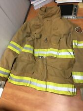 Fire Dex Firefighter Turnout Coat Tan Brown 2009 54 Chest X 32 Length