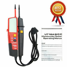 Uni-t Ut18d Auto Range Voltage And Continuity Tester With Lcd Backlight Date
