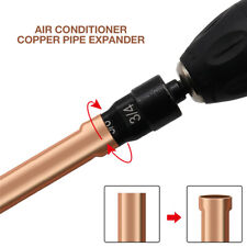 1 Air Conditioner Copper Tube Expander Swaging Drill Bit Pipe Flaring Tool Hvac