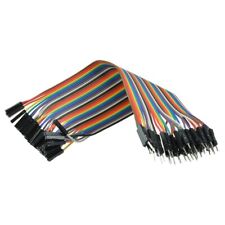 40pcs Dupont Wire Jumpercables 20cm 2.54mm Male To Female 1p-1p For Arduino