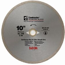Mk Diamond 167031 10 Contractor Continuous Rim Wet Cutting Tile Saw Blade