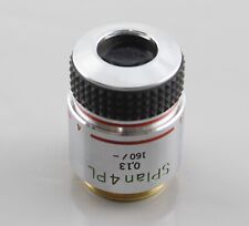Olympus Splan 4x 0.13 Phase Contrast Pl Microscope Objective Imt2