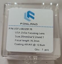Fonland Laser Focus Lens D20mm 2.2mm Et Focal Length 76.2mm