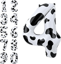 Cow Print Balloon Cow Number Balloons Cow Print Balloon Birthday Decorations...