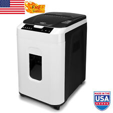 Commercial Micro-cut Paper Shredder 200-sheet Auto Feed High Security Offices Us