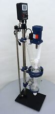 110v 2l Double-layer Glass Reactor Chemical Reactor Glass Reactor Lab Glassware