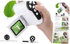 Microscope For Kids 1000x Handheld Kids Microscope With 6 Adjustable White