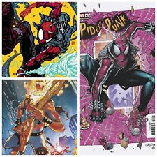 Spider-punk 4 Set Of 3 Okazaki Stormbreakers Gleason Presale 529 Marvel